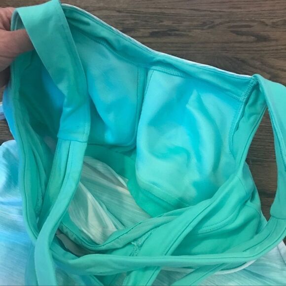 Athleta Stride Crunch & Punch Tank Top Mint Green S - Picture 5 of 6